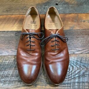 Cole Haan American Classics Grand 360 Cap Toe Oxford Dress Shoes Brown Sz 10